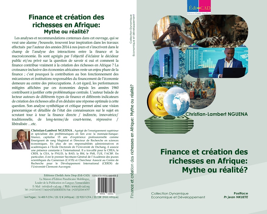 Finance et création des richesses en Afrique : Mythe ou réalité ?